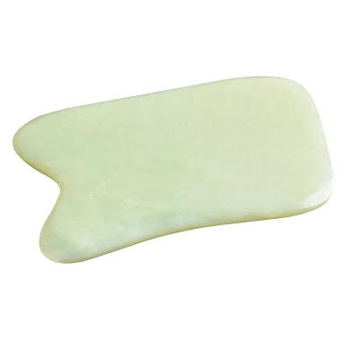 Piedra natural Guasha Xiu Jade Masajeador Guasha Tablero para cara