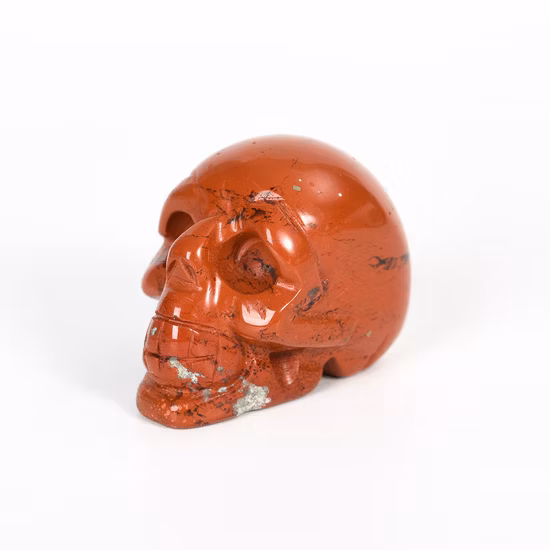 Estatua de figura tallada de Ángel y Calavera de Aventurina de piedras preciosas de cristal Natural a la moda
