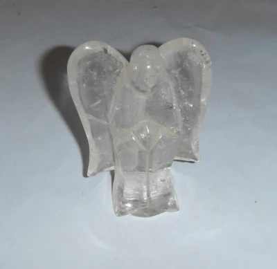 Figura de estatua de talla de calavera de ángel de amatista de cristal natural de piedra semipreciosa