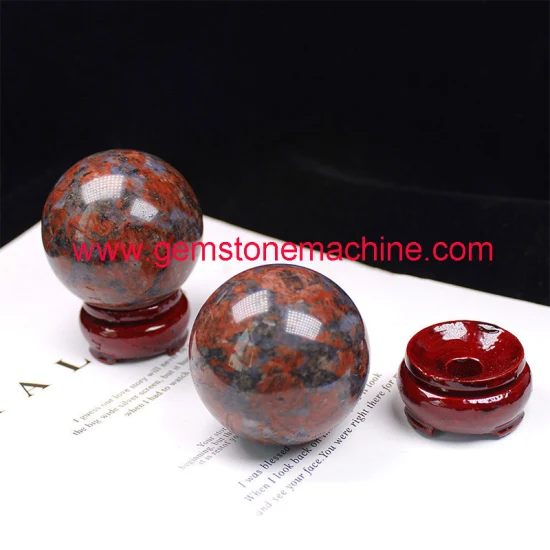 Esfera de Katophorite de alta calidad natural Hermosa bola de piedras preciosas de cristal